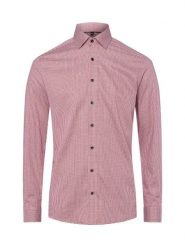 Finshley & Harding Męska koszula biznesowa Mężczyźni Modern Fit Bawełna czerwony|biały w kratkę, 40. Białe koszule Finshley & Harding, m, bez wzorów, z bawełny, bez kołnierzyka, bez ramiączek. Za 159.95 zł.