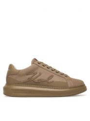 KARL LAGERFELD Sneakersy Kapri KL52542F Beżowy. Brązowe buty sportowe casual KARL LAGERFELD, bez wzorów, z nubiku, bez zapięcia. Za 969.99 zł.
