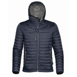 Męska Kurtka Termiczna Gravity. Niebieskie kurtki STORMTECH, m, bez wzorów, z materiału, z kapturem. Za 541.99 zł.
