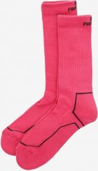 Skarpetki sportowe Puma Neon Różowe 2-Pak Unisex 39-42. Czerwone skarpetki sportowe ZEAGLE, bez wzorów, z materiału. Za 45.40 zł.
