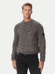 Karl Lagerfeld Jeans Sweter B4M18021 Szary Regular Fit. Szare swetry rozpinane Karl Lagerfeld Jeans, m, bez wzorów, z jeansu, bez kołnierzyka, bez ramiączek. Za 549.99 zł.