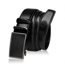 Skórzany pasek BETLEWSKI C35-BA CZARNY 135. Czarne paski Betlewski, bez wzorów, ze skóry. Za 99.00 zł.