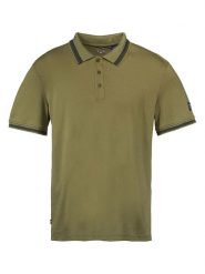 DOLOMITE Koszulka polo "Corvara" w kolorze khaki rozmiar: XL. Brązowe koszulki polo Dolomite, xl, bez wzorów, z materiału, bez kołnierzyka, bez ramiączek. Za 132.67 zł.