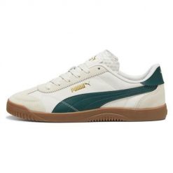 Buty do chodzenia męskie Puma Club 5v5 Lux Og. Białe buty sportowe casual Puma, bez wzorów, z materiału, bez zapięcia. Za 301.00 zł.