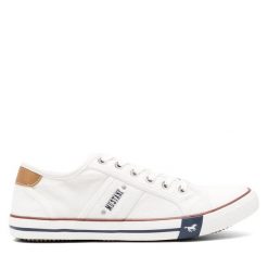Trampki Mustang. Białe trampki Mustang, m, bez wzorów, bez zapięcia. Za 229.99 zł.