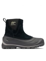 Sorel Śniegowce Buxton Pull On Wp 24 2084911010 Czarny. Czarne śniegowce Sorel, ze skóry, bez zapięcia. Za 649.99 zł.