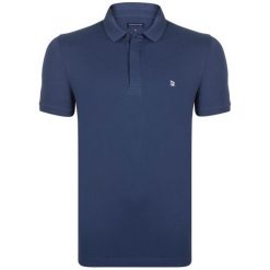 Giorgio Di Mare Koszulka Polo Męska gi3588254 M Ciemnoniebieska. Niebieskie koszulki polo sportowe Giorgio Di Mare, z aplikacjami, bez kołnierzyka, bez ramiączek. Za 119.00 zł.