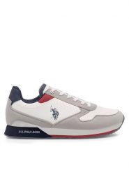U.S. Polo Assn. Sneakersy NOBIL003M/CHY4 Biały. Białe buty sportowe casual U.S. Polo Assn., bez wzorów, z tworzywa sztucznego, bez zapięcia. Za 149.99 zł.