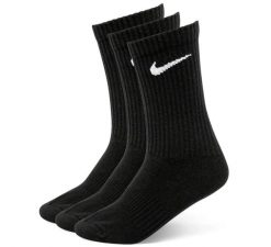Skarpety Everyday. Czarne skarpety Nike, bez wzorów, z bawełny. Za 64.00 zł.