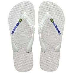 Sandały męskie Havaianas Brazil białe. Białe sandały Havaianas, z syntetyku, bez zapięcia. Za 106.40 zł.