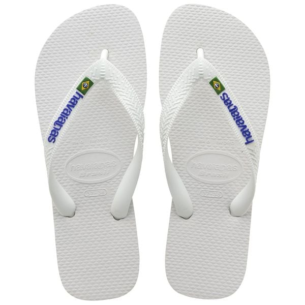 Klapki Havaianas Model 4110850 Kolor Biały. Białe klapki Havaianas, z gumy. Za 105.60 zł.