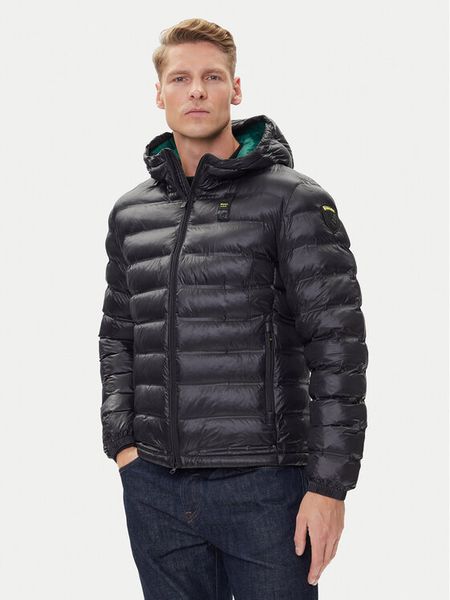 Blauer Kurtka przejściowa 25WBLUC02132 Czarny Regular Fit. Czarne kurtki Blauer, l, bez wzorów, z syntetyku, bez kaptura. Za 809.99 zł.