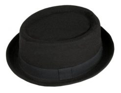 Męski Kapelusz Jesienno-Zimowy, z Wełną, Trilby - Pako Jeans - Czarny. Czarne kapelusze Pako Jeans, bez wzorów, z jeansu, klasyczne. Za 59.00 zł.