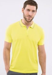 Koszulka polo O-RENE. Koszulki polo sportowe Volcano, l, bez wzorów, z bawełny, bez kołnierzyka, bez ramiączek. Za 99.99 zł.