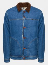 Billabong Kurtka jeansowa Ridge Jckt ABYJK00181 Niebieski Regular Fit. Niebieskie kurtki Billabong, m, bez wzorów, z bawełny, bez kaptura. Za 549.99 zł.