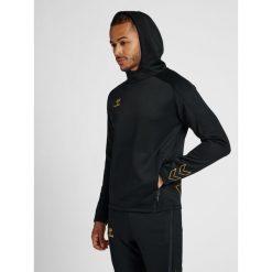 Bluza sportowa męska Hummel hml CIMA z kapturem. Czarne bluzy z kapturem Hummel, m, bez wzorów, z kapturem. W wyprzedaży za 222.00 zł.