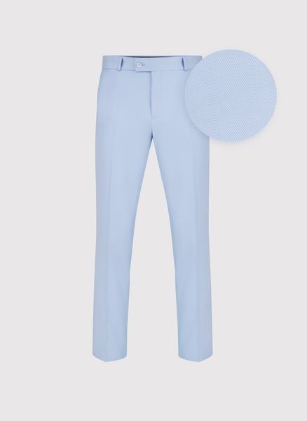 PAKO LORENTE - Błękitne wełniane spodnie ganiturowe. Niebieskie eleganckie spodnie Pako Lorente, z wełny, eleganckie. Za 699.99 zł.