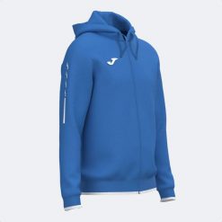 Bluza dresowa z kapturem Joma Olimpiada. Niebieskie bluzy z kapturem Joma, m, bez wzorów, z dresówki, z kapturem. Za 294.00 zł.