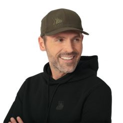 Czapka myśliwska unisex Tagart SHOT 2 WR z tkaniny impregnowanej. Zielone czapki zimowe TAGART, bez wzorów, z tkaniny. Za 139.00 zł.