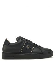 PHILIPP PLEIN Sneakersy SAES USC0732 PLE005 Czarny. Czarne buty sportowe casual Philipp Plein, bez wzorów, ze skóry, bez zapięcia. Za 2,489.00 zł.