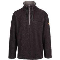 Bluza Męska Falmouthfloss. Czarne bluzy z kapturem Trespass, m, bez wzorów, z bawełny, z kapturem. Za 188.99 zł.