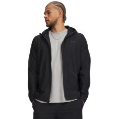 Bluza Mężczyzna UNDER ARMOUR UA Unstoppable Woven. Czarne bluzy z kapturem Under Armour, m, bez wzorów, z elastanu, z kapturem. Za 474.90 zł.