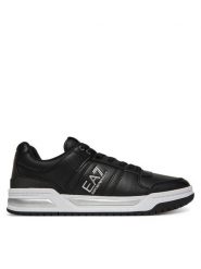 EA7 Emporio Armani Sneakersy X8X234 XK422 R939 Czarny. Czarne buty sportowe casual EA7 Emporio Armani, bez wzorów, ze skóry, bez zapięcia. Za 469.99 zł.