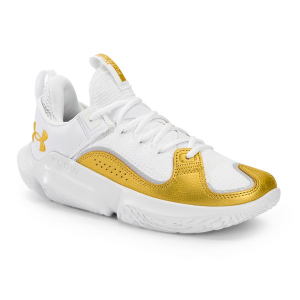 Buty koszykarskie Under Armour Flow Futr X3. Białe buty do koszykówki Under Armour, bez zapięcia, do koszykówki. W wyprzedaży za 289.99 zł.