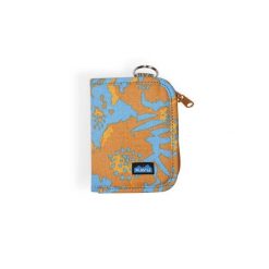 Portfel Kavu Zippy Wallet - sky bloom. Brązowe portfele KAVU, bez wzorów. Za 146.99 zł.
