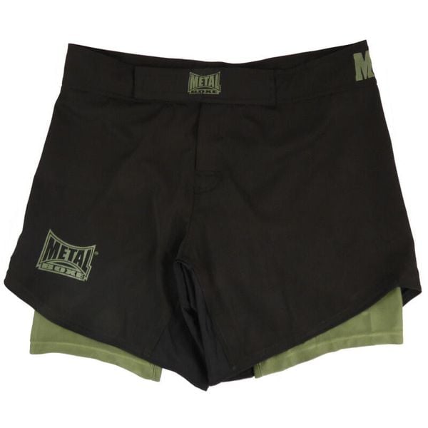 Spodenki MMA Metal Boxe Dual. Zielone krótkie spodenki sportowe METAL BOXE, l, bez wzorów, z materiału. Za 258.50 zł.