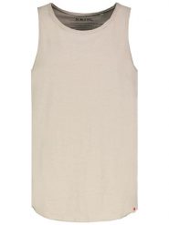 Authentic Style Top w kolorze beżowym rozmiar: S. Brązowe bezrękawniki Authentic Style, s, bez wzorów, z bawełny, bez kołnierzyka, bez ramiączek. Za 39.77 zł.