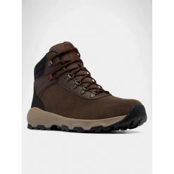 Wodoodporne buty turystyczne męskie Columbia Newton Wander. Brązowe buty turystyczne Columbia, bez wzorów, bez zapięcia. W wyprzedaży za 441.15 zł.