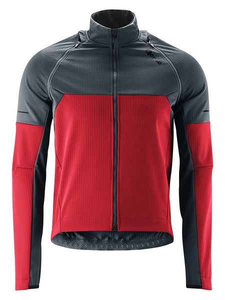 Gonso Kurtka softshellowa Zipp-Off w kolorze czerwono-antracytowym rozmiar: M. Czarne kurtki outdoor i hardshell Gonso, m, bez wzorów, bez kaptura. Za 346.18 zł.