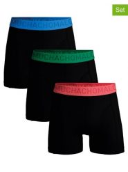 Muchachomalo Bokserki (3 pary) w kolorze czarnym rozmiar: XXL. Czarne bokserki MUCHACHOMALO, xxl, bez wzorów. Za 95.92 zł.