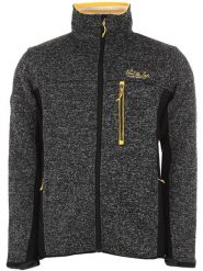 Peak Mountain Kurtka polarowa "Calaska" w kolorze antracytowym rozmiar: M. Czarne kurtki Peak Mountain, m, bez wzorów, z polaru, bez kaptura. Za 260.99 zł.