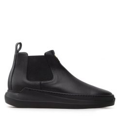 Sztyblety GIUSEPPE ZANOTTI. Czarne botki sznurowane Giuseppe Zanotti, bez wzorów, bez obcasa, bez zapięcia. Za 5,569.00 zł.