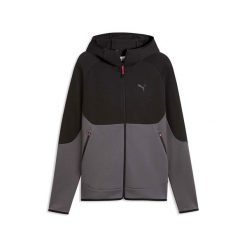 Bluza Puma Pumatech Slim Elevated Full-Zip Hoodie Dk Dorośli. Szare bluzy z kapturem Puma, l, bez wzorów, z bawełny, z kapturem. Za 407.99 zł.
