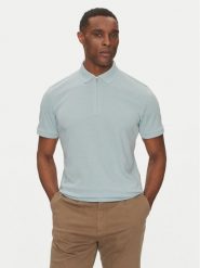 Selected Homme Polo Fave 16079026 Błękitny Regular Fit. Niebieskie koszulki polo Selected Homme, m, bez wzorów, z syntetyku, bez kołnierzyka, bez ramiączek. Za 159.99 zł.