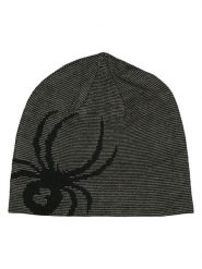 SPYDER Dwustronna czapka beanie "Innsbruck" w kolorze szaro-czarnym rozmiar: onesize. Czarne czapki zimowe Spyder, bez wzorów, z materiału. Za 100.99 zł.