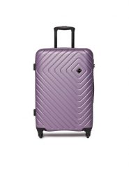 WITTCHEN Walizka średnia 56-3A-752-25 Fioletowy. Fioletowe walizki Wittchen, bez wzorów, z tworzywa sztucznego, średnie. Za 459.99 zł.