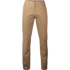 Casualowe Spodnie Męskie, Chinosy - 100% BAWEŁNA, Brzoskwiniowe, Beżowe. Brązowe eleganckie spodnie Ezreal, m, z bawełny. Za 169.00 zł.