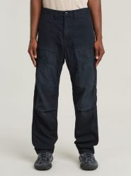 G-Star Bojówki w kolorze granatowym rozmiar: W33/L32. Niebieskie joggery i bojówki G-Star, l, bez wzorów, z bawełny, retro. Za 328.95 zł.