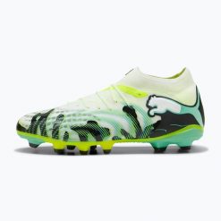 Buty piłkarskie PUMA Future 9 Pro Ctivity Fg/Ag. Żółte trapery Puma, z syntetyku, bez zapięcia. Za 399.99 zł.