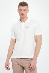 Polo męskie z logo BURBERRY. Koszulki polo sportowe Burberry, m, bez wzorów, bez kołnierzyka, bez ramiączek. Za 2,189.00 zł.