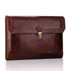 Torba męska BETLEWSKI brązowa TBS-305. Brązowe torby na laptopa Betlewski, matowe. Za 309.99 zł.