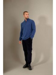 Perfect Cashmere Kaszmirowy sweter "Lucas" w kolorze niebieskim rozmiar: S. Niebieskie swetry nierozpinane Perfect Cashmere, s, bez wzorów, z kaszmiru, bez kołnierzyka, bez ramiączek. Za 434.99 zł.