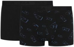 Fila bokserki 2-pack czarne XL. Czarne bokserki Fila, xl, bez wzorów, z bawełny. Za 88.66 zł.