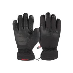 Rękawiczki narciarskie i snowboardowe męskie KINETIXX Brian Glove GTX black. Czarne rękawiczki KINETIXX, na zimę, bez wzorów. W wyprzedaży za 390.00 zł.