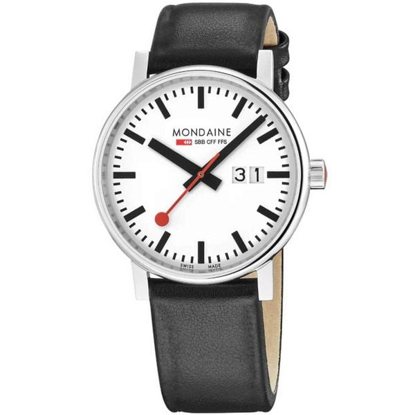 Zegarek męski Mondaine MSE.40210.LBV, Quartz, 40mm, 3ATM. Szare zegarki mondaine, ze stali. Za 1,276.00 zł.