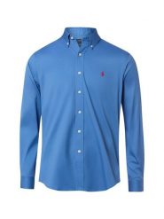 Polo Ralph Lauren Koszula Mężczyźni Modern Fit Bawełna niebieski, S. Niebieskie koszule Polo Ralph Lauren, m, bez wzorów, z bawełny, bez kołnierzyka, bez ramiączek. Za 399.95 zł.